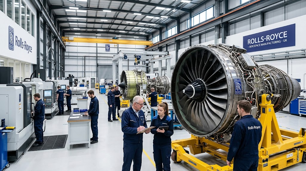 Rolls-Royce Announces £300 Million UK Manufacturing Investment