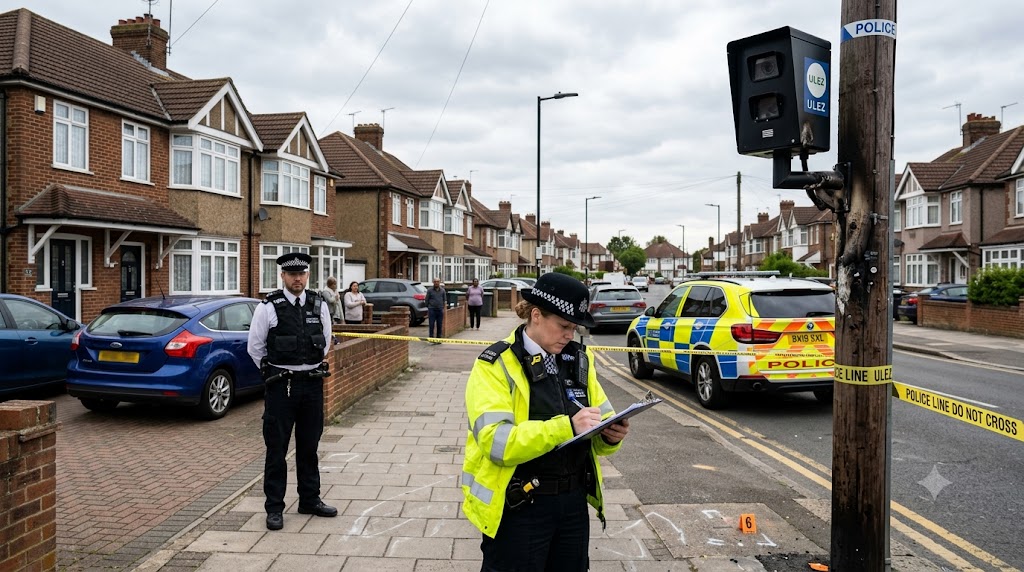 Man Jailed for 15 Years Over ULEZ Camera Explosion in London